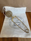 Gold tea ball infuser for brewing loose leaf tea